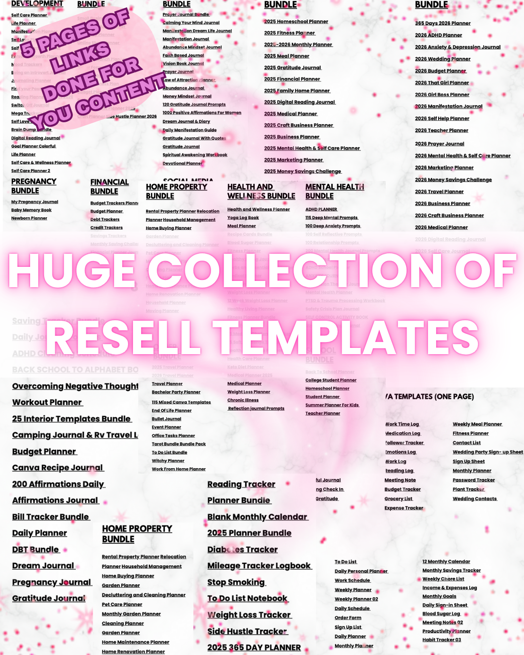 MLR / PLR Resale Passive Income Bundle